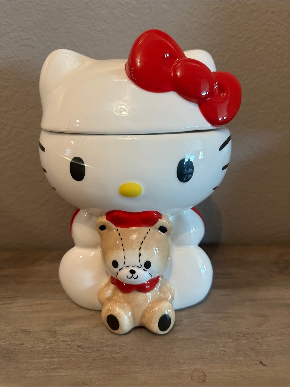 Blue Sky Hello Kitty Teddy Bear Canister